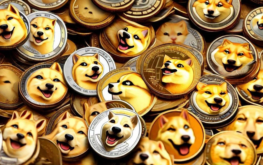 Crypto’s Meme Coin Frenzy: Fueled by FOMO and Greed, Degens Dive into the Wild West