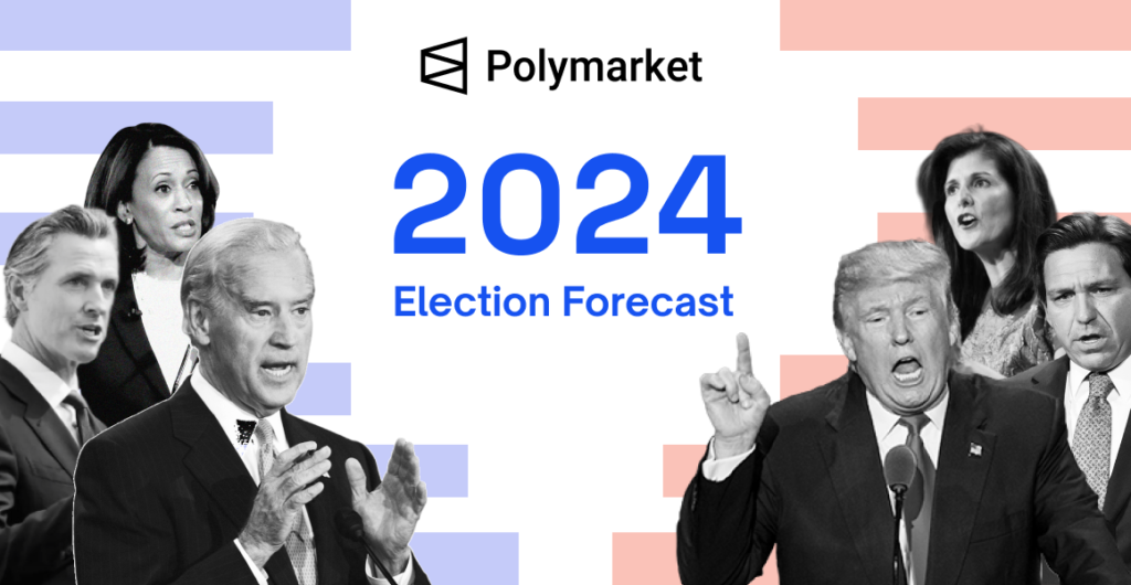 Trump and Biden Deadlocked on Polymarket, Departing from Poll Trends